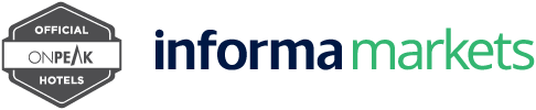 Official Hotels OnPeak Informa Markets logo